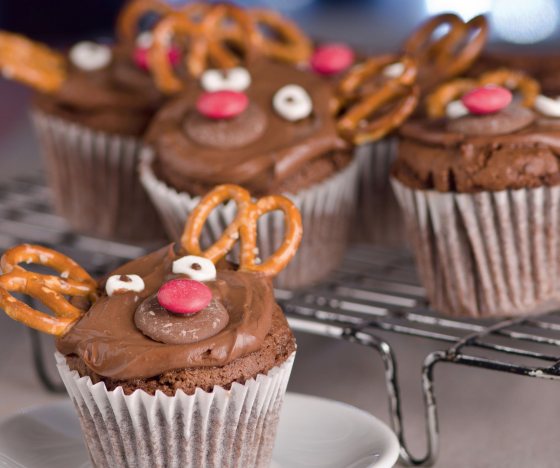 Chocolate Rudolph Cakes Recipe