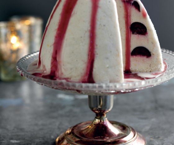 Christmas Spiced Cherry Ice Cream Bombe Recipe