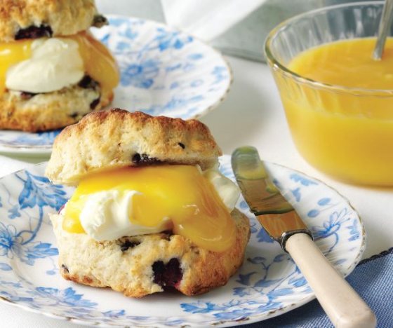 Blueberry and Lemon Curd Scones Recipe