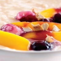 Coconut Rice Pudding with Exotic Fruits Recipe
