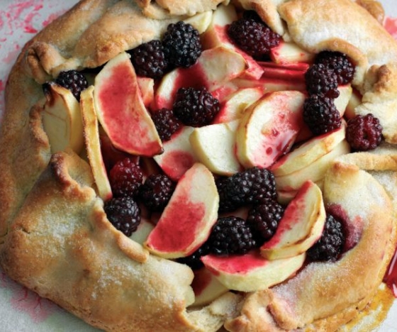 Freeform Blackberry and Apple Pies Recipe