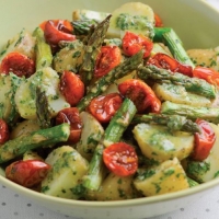 Minted Pesto British Asparagus and Potato Salad Recipe