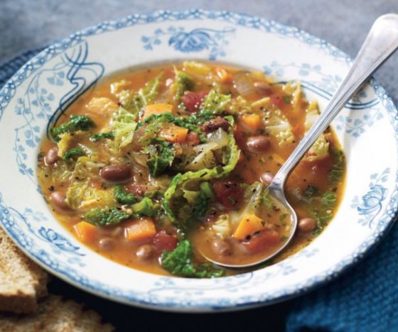 Tuscan-style Winter Vegetable Soup Recipe